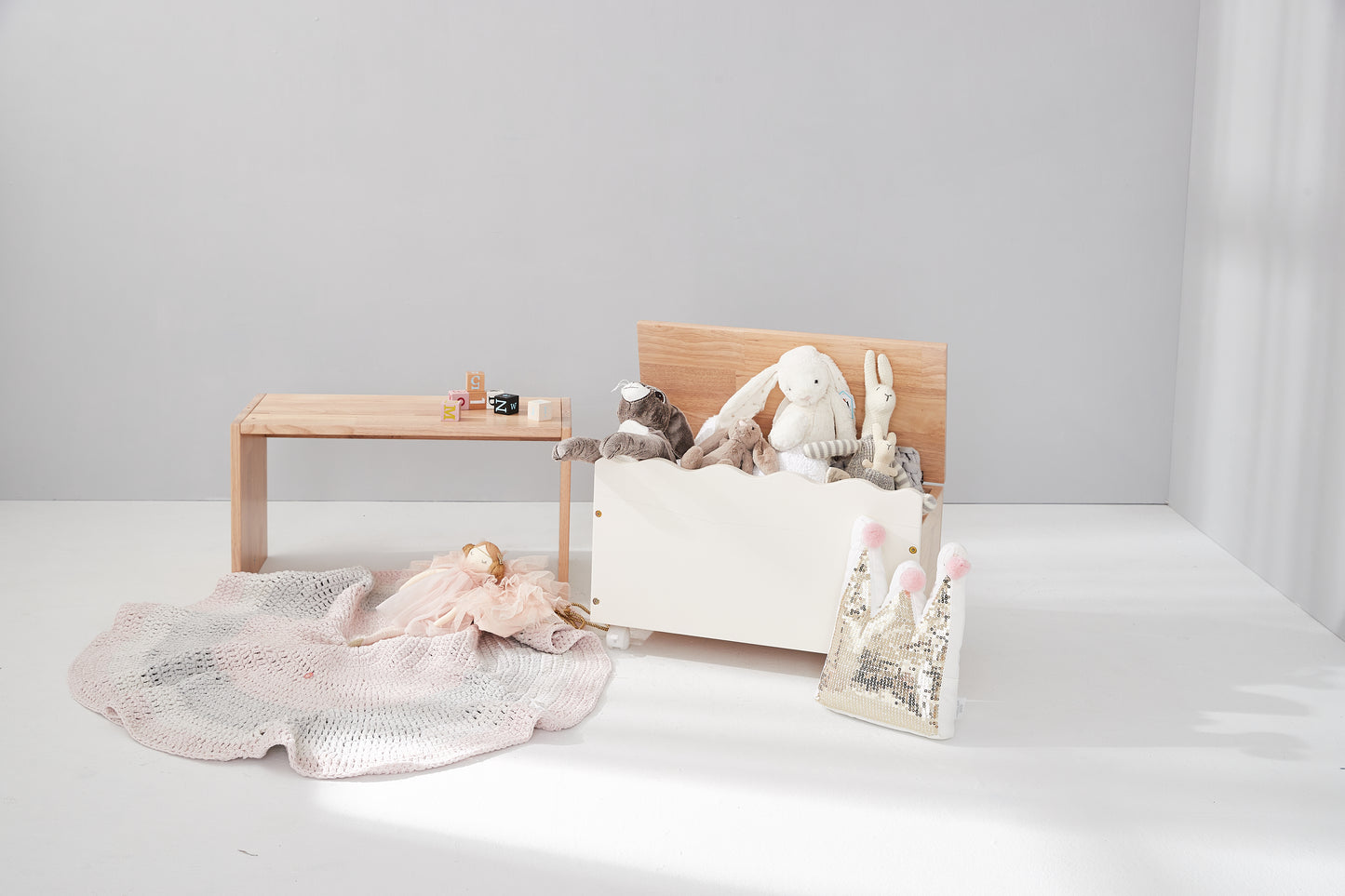 Toy Storage with Bench