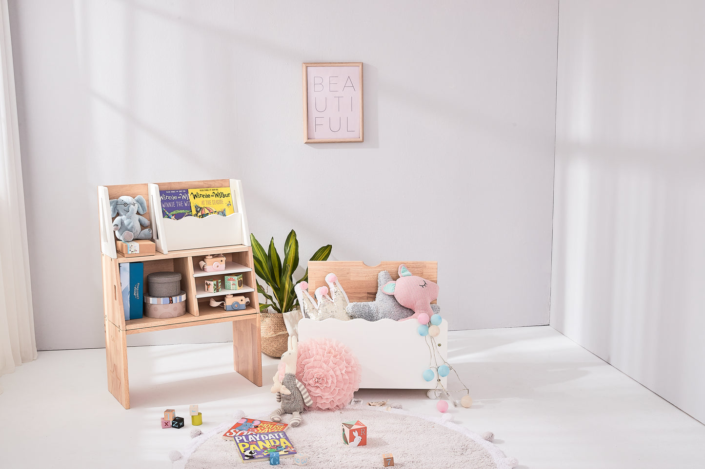 Toy Storage with Bench